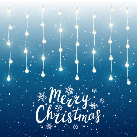 Christmas light bulbs vector illustration.のイラスト素材