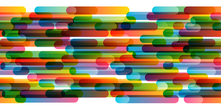 Seamless border with color stripesのイラスト素材