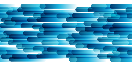 Seamless border with blue stripesのイラスト素材
