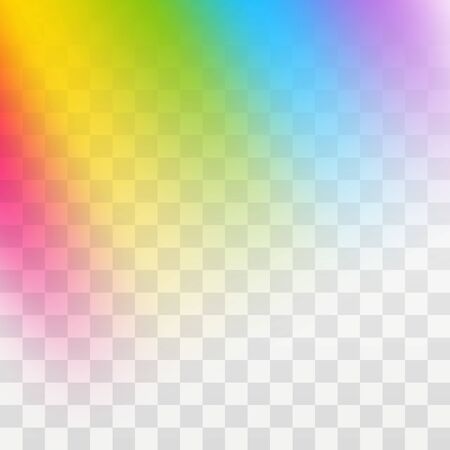 Rainbow gradient design element on transparent backgroundのイラスト素材