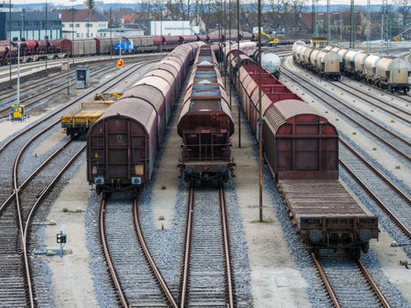 Train railroad infrastructure; goods and passenger transportation system
