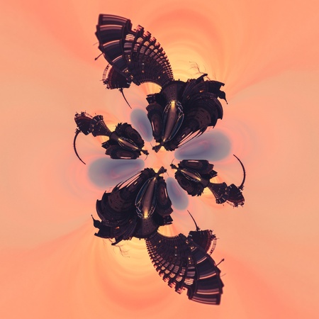 Graphic Image design style spectrum abstract art, illustrationの写真素材