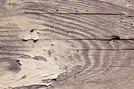 Pattern of the wood board, red shade of wood texture, horizontal lines, pieces of white paintの写真素材