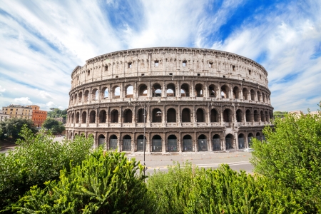 The Colosseum  Roman Coliseum architecture landmark   Rome , Italyの写真素材