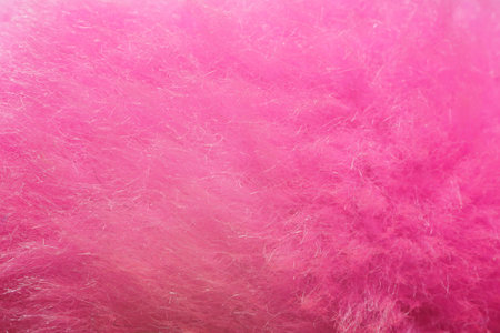 Full frame take of furry pink fleece fabric.の写真素材