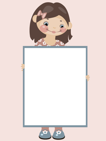 School childhood. Place for your text. Girl. Similar in a portfolioのイラスト素材