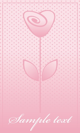 pink rose. のイラスト素材