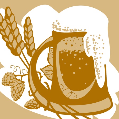 Beer. Vector. similar to the portfolioのイラスト素材