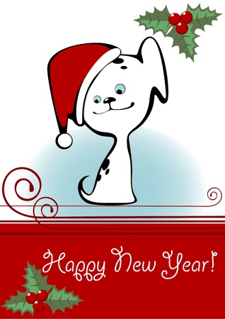 little puppy in the capのイラスト素材
