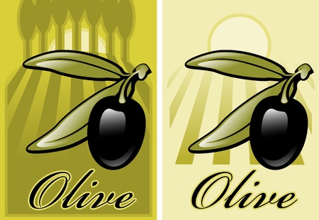 label. olives. similar to the portfolioのイラスト素材