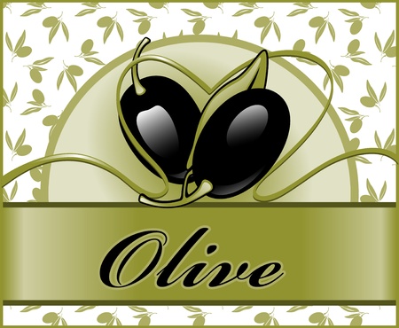 labels for olive 2. similar to the portfolioのイラスト素材