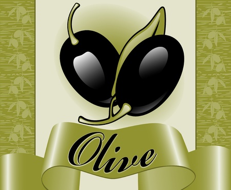 labels for olive 3. similar to the portfolioのイラスト素材
