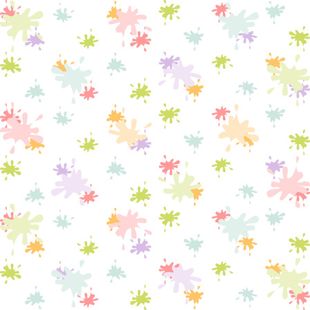 Bright watercolor blots on white background. Vector wallpaper.のイラスト素材