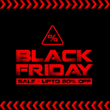 Black friday sale social media post banner eps vector file Black. friday sale promotionのイラスト素材
