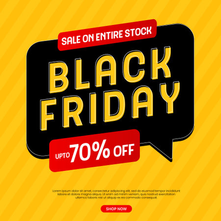 Black friday sale social media post banner eps vector file Black. friday sale promotionのイラスト素材
