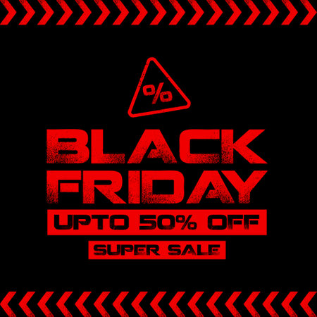 Black friday sale social media post banner eps vector file Black. friday sale promotionのイラスト素材