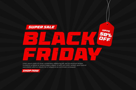 Black friday sale social media post banner eps vector file Black. friday sale promotionのイラスト素材