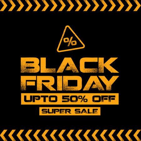 Black friday sale social media post banner eps vector file Black. friday sale promotionのイラスト素材