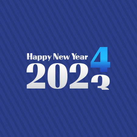 Happy new year 2024 design. Colorful premium vector design for poster, banner, greeting and new year 2024 celebration.のイラスト素材