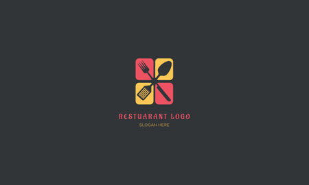 Fire Grill logo Design. Restaurant logo vector Templateのイラスト素材