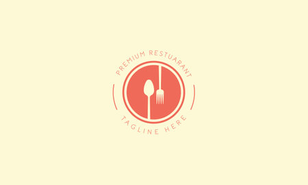 Fire Grill logo Design. Restaurant logo vector Templateのイラスト素材