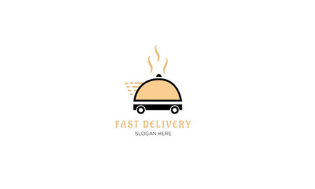 City Food Restaurant Logo Design Vectorのイラスト素材