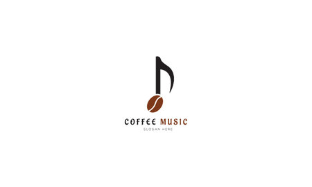 Coffee Logo Design Template, Minimal coffee logo Vectorのイラスト素材