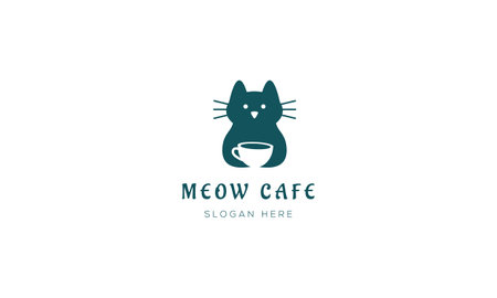 Coffee Logo Design Template, Minimal coffee logo Vectorのイラスト素材