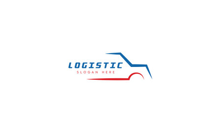 Logistic Logo Design Vector Template minimal Logistic logoのイラスト素材