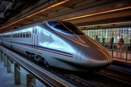 High-Speed Train The Bullet Train AIの素材