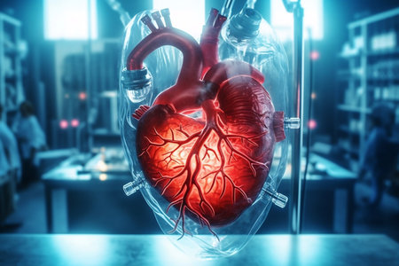Regenerative Breakthrough Stem Cells Cultivating New Heart Tissue Growthの素材