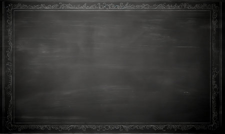 Back to School Designs: Classic Chalkboard Border at its Finest. AIの素材