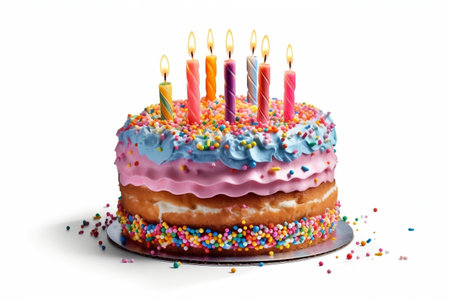 Isolated Cake on Transparent Backgroundの素材