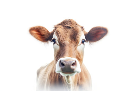 Jersey Cow Transparent Isolated Livestock, AIの素材