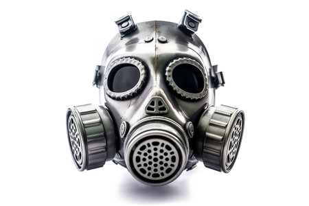 Gas Mask on Transparent Background.AIの素材