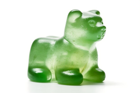 Gummy Bear Isolated on a Transparent Background. AIの素材