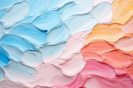 Color Abstract Background: Oil Paint Textures. AIの素材