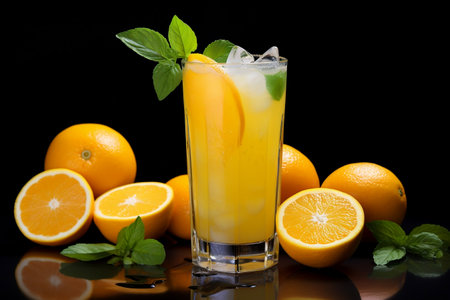 Citrus Quench: Refreshing Orange Juice.の素材