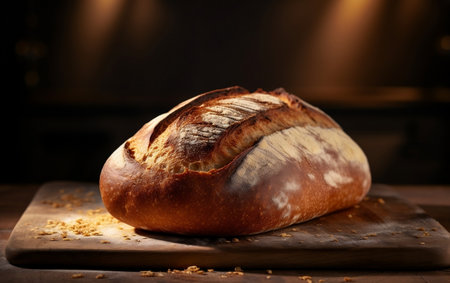 Artful Bread Product Imagery - Culinary Showcase.の素材