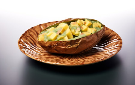 Stylish Ceramic Green Saucer with Designer Touchの素材