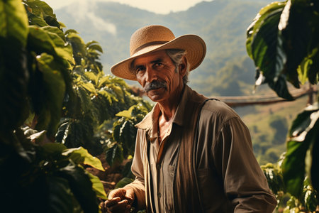 Coffee Harvesting in Arabica Plantation.の素材