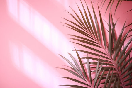 Soft Focus Artistry with Palm Fronds.の素材