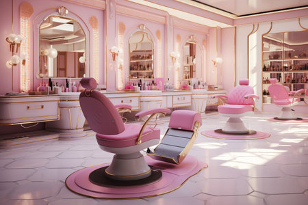 Exploring the Beauty Shop Interiorの素材