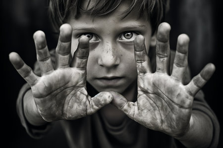 A Child's Begging Handsの素材
