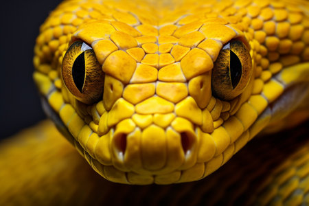 The Closeup of a Vibrant Snakeの素材