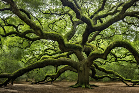 Exploring the Enormous Angel Oak Treeの素材