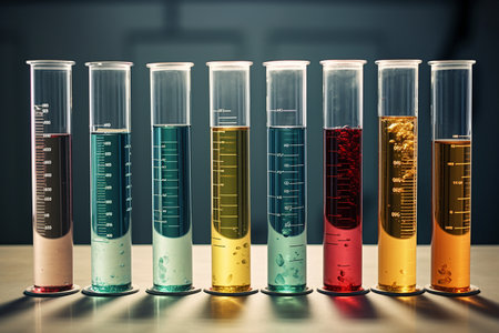 Test Tubes at the Heart of Scientific Researchの素材