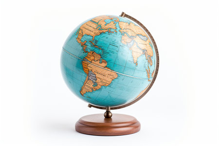 Globe on a Transparent Background. AIの素材