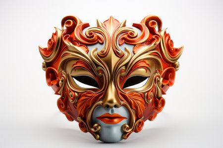 Opera Mask on a Transparent Background. AIの素材
