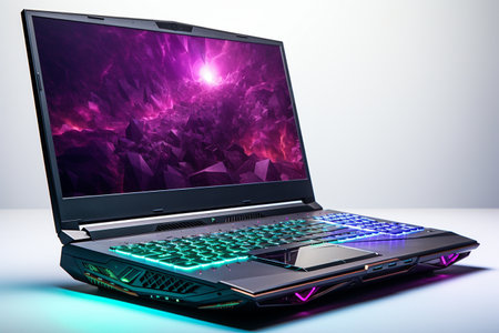 Gaming PC with Transparent Background. AIの素材